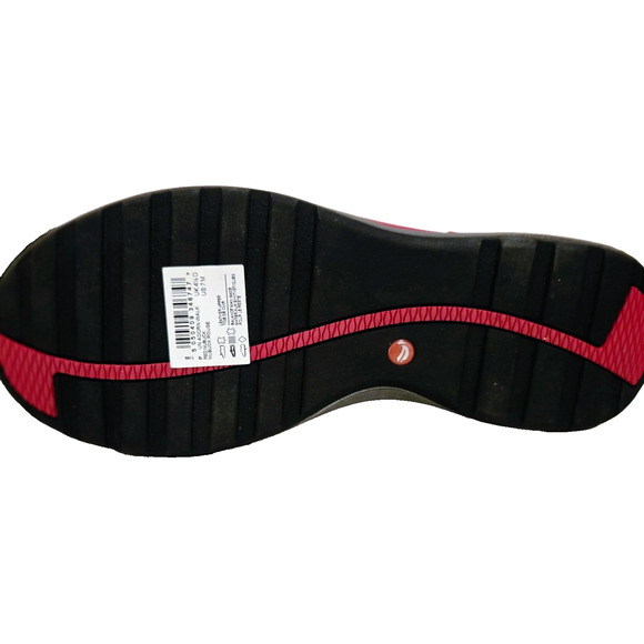 Clarks Unstructured Red Leather Lace-Up Boots Size 7 NEW without box - Picture 9 of 9